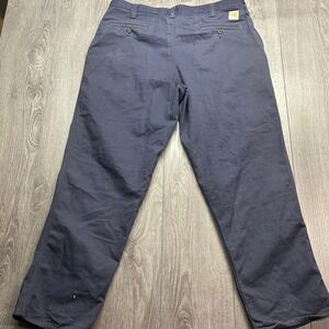 Carhartt FR Flame Resistant Navy Blue Work Pants 36x30 NFPA 2112 CAT 2 Mens